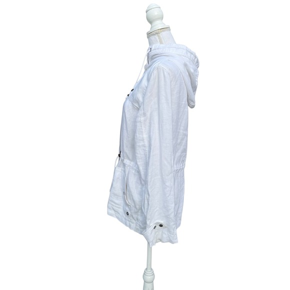 Tommy Bahama Relax Linen Blend Hooded Anorak Utility Jacket‎ Medium - Picture 16 of 16